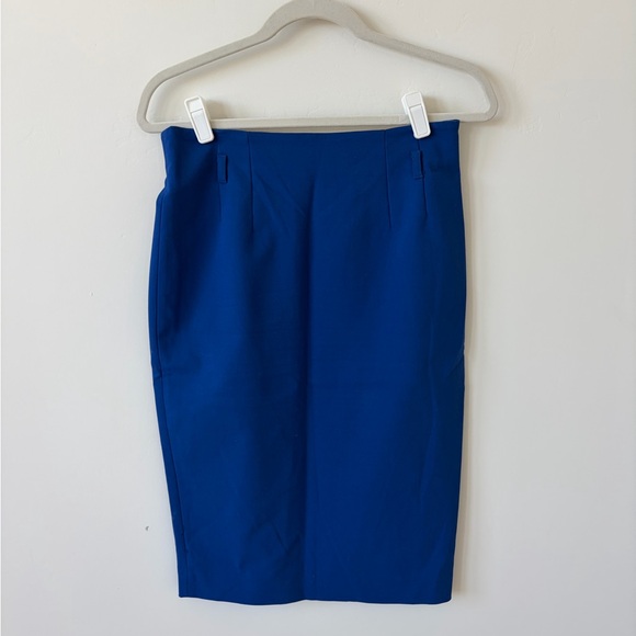 Amanda & Chelsea Vibrant Blue Pencil Skirt - Picture 5 of 9